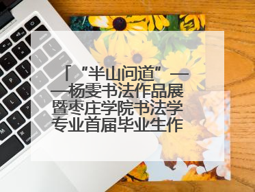 “半山问道”——杨雯书法作品展暨枣庄学院书法学专业首届毕业生作品展在山东省文化馆开幕