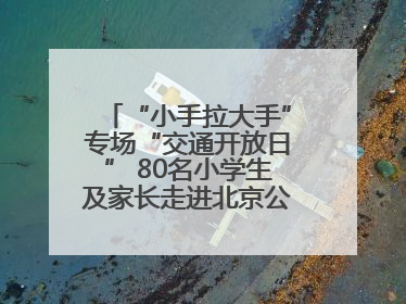 “小手拉大手”专场“交通开放日” 80名小学生及家长走进北京公交馆 感受百年公交文化