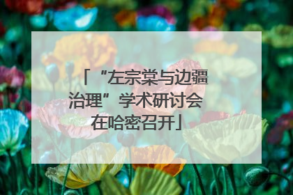“左宗棠与边疆治理”学术研讨会在哈密召开