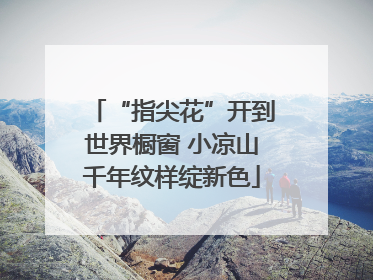 “指尖花”开到世界橱窗 小凉山千年纹样绽新色
