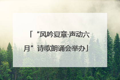 “风吟夏章·声动六月”诗歌朗诵会举办