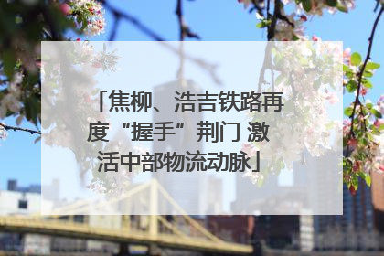 焦柳、浩吉铁路再度“握手”荆门 激活中部物流动脉