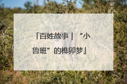 百姓故事｜“小鲁班”的榫卯梦