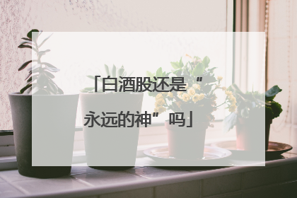 白酒股还是“永远的神”吗