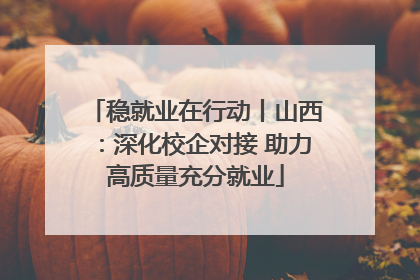 稳就业在行动丨山西：深化校企对接 助力高质量充分就业