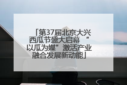 第37届北京大兴西瓜节盛大启幕 “以瓜为媒”激活产业融合发展新动能