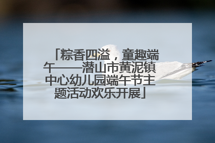 粽香四溢，童趣端午——潜山市黄泥镇中心幼儿园端午节主题活动欢乐开展
