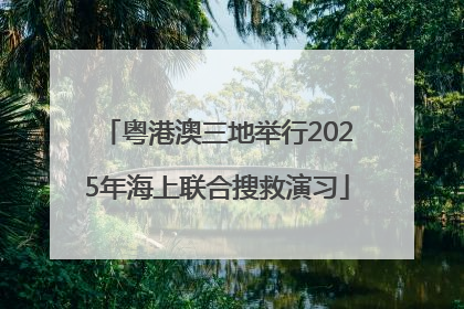 粤港澳三地举行2025年海上联合搜救演习