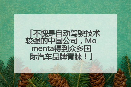 不愧是自动驾驶技术较强的中国公司，Momenta得到众多国际汽车品牌青睐！