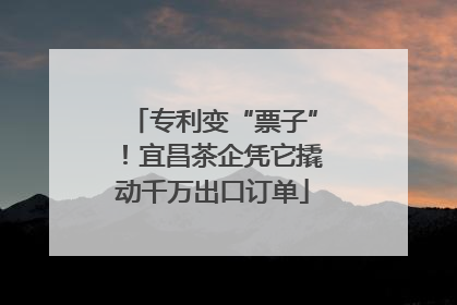 专利变“票子”！宜昌茶企凭它撬动千万出口订单