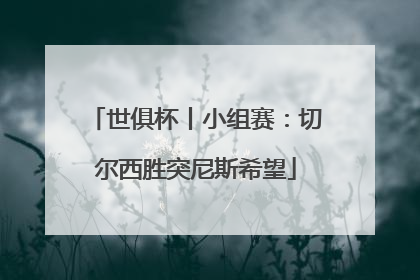 世俱杯丨小组赛：切尔西胜突尼斯希望