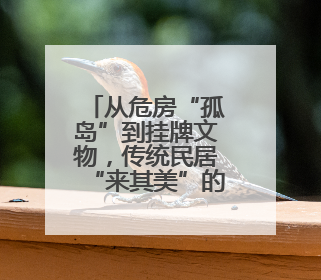 从危房“孤岛”到挂牌文物，传统民居“来其美”的变美之路