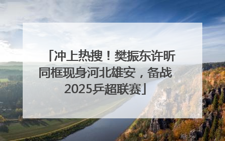 冲上热搜！樊振东许昕同框现身河北雄安，备战2025乒超联赛