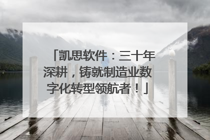 凯思软件：三十年深耕，铸就制造业数字化转型领航者！
