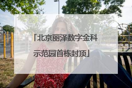 北京丽泽数字金科示范园首栋封顶