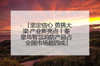 坚定信心 勇挑大梁·产业新亮点丨秦皇岛智慧消防产品占全国市场超四成