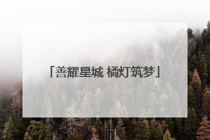 善耀星城 橘灯筑梦