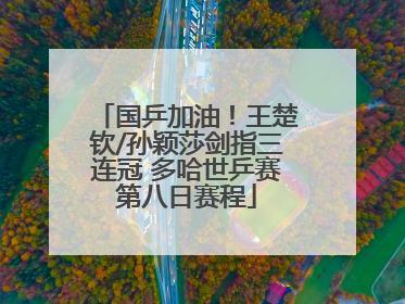 国乒加油！王楚钦/孙颖莎剑指三连冠 多哈世乒赛第八日赛程