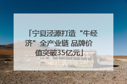 宁夏泾源打造“牛经济”全产业链 品牌价值突破35亿元