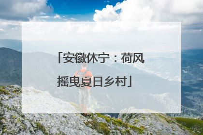 安徽休宁：荷风摇曳夏日乡村