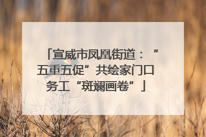 宣威市凤凰街道：“五重五促”共绘家门口务工“斑斓画卷”