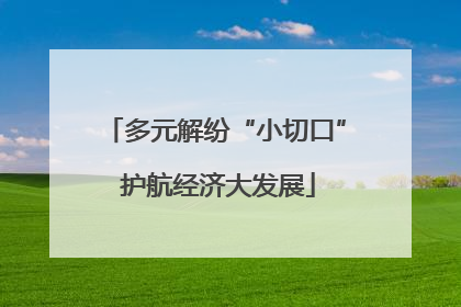 多元解纷“小切口” 护航经济大发展