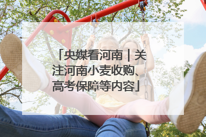 央媒看河南｜关注河南小麦收购、高考保障等内容