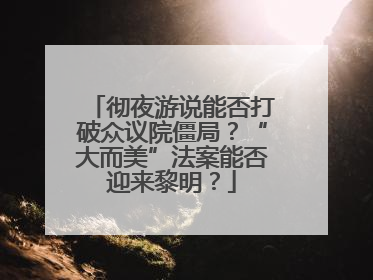 彻夜游说能否打破众议院僵局？“大而美”法案能否迎来黎明？
