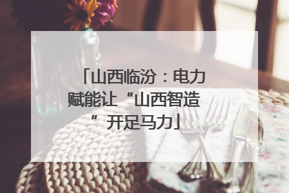 山西临汾：电力赋能让“山西智造”开足马力