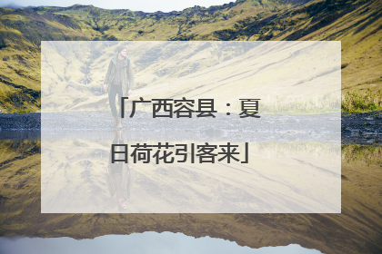 广西容县：夏日荷花引客来