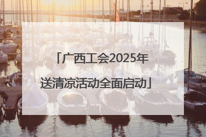 广西工会2025年送清凉活动全面启动