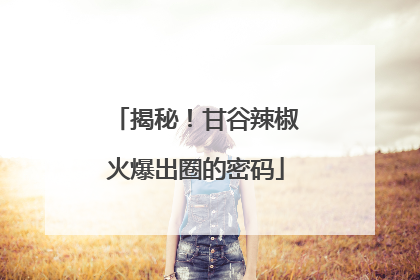揭秘！甘谷辣椒火爆出圈的密码