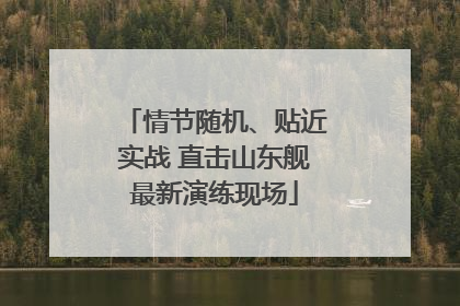 情节随机、贴近实战 直击山东舰最新演练现场