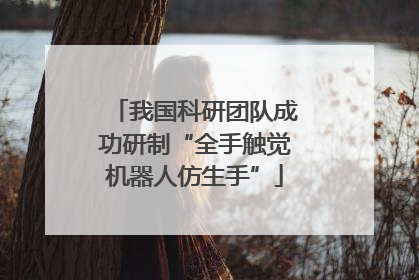我国科研团队成功研制“全手触觉机器人仿生手”