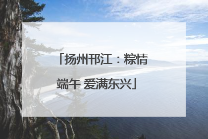 扬州邗江：粽情端午 爱满东兴