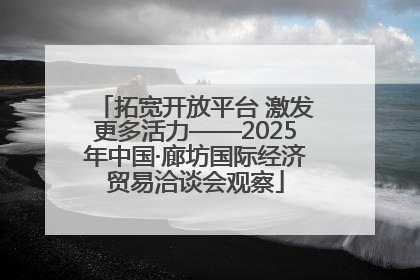 拓宽开放平台 激发更多活力——2025年中国·廊坊国际经济贸易洽谈会观察
