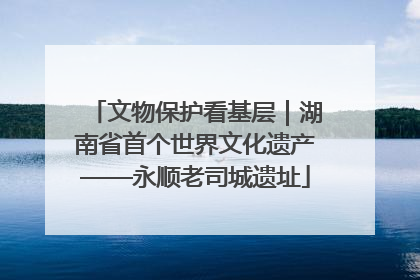 文物保护看基层｜湖南省首个世界文化遗产——永顺老司城遗址