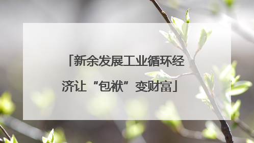 新余发展工业循环经济让“包袱”变财富