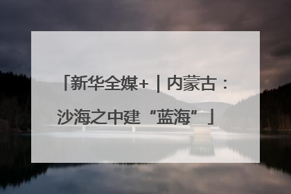 新华全媒+｜内蒙古：沙海之中建“蓝海”