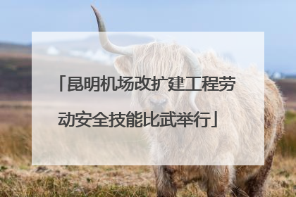 昆明机场改扩建工程劳动安全技能比武举行
