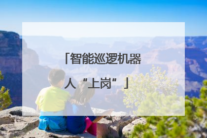 智能巡逻机器人“上岗”