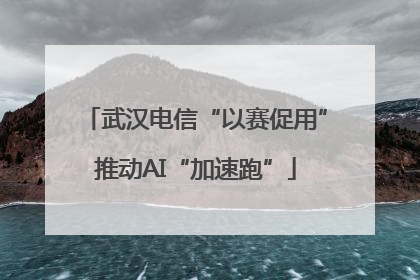 武汉电信“以赛促用”推动AI“加速跑”