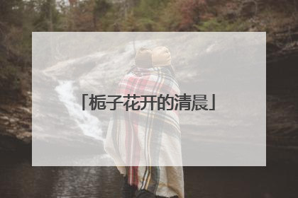 栀子花开的清晨