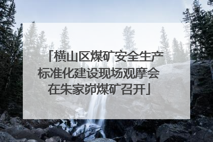 横山区煤矿安全生产标准化建设现场观摩会在朱家峁煤矿召开