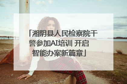 湘阴县人民检察院干警参加AI培训 开启智能办案新篇章