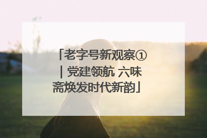 老字号新观察①｜党建领航 六味斋焕发时代新韵