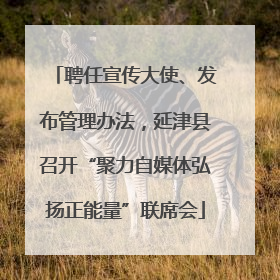 聘任宣传大使、发布管理办法，延津县召开“聚力自媒体弘扬正能量”联席会