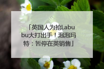 英国人为抢Labubu大打出手！泡泡玛特：暂停在英销售