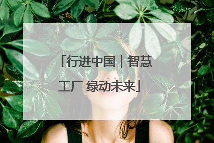 行进中国｜智慧工厂 绿动未来