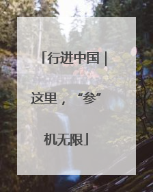行进中国｜这里，“参”机无限